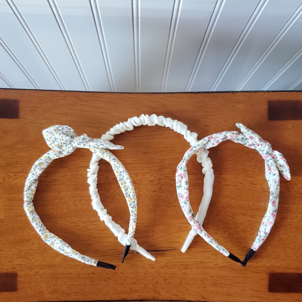 Fabric Headbands 3pc Girls